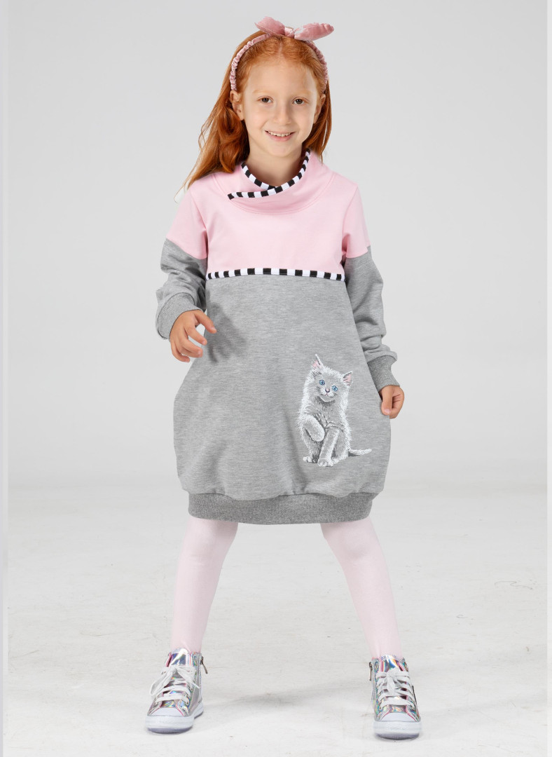 

Платье Lupia Kids р. 7-8 лет Светло-Серый, 986 (доставка из-за рубежа), 986