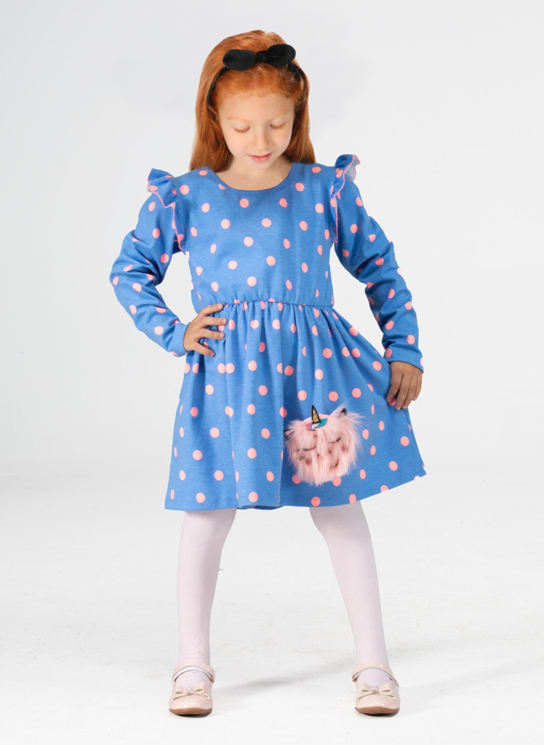Платье Lupia Kids р. 7-8 лет Синий, 985 (доставка из-за рубежа)