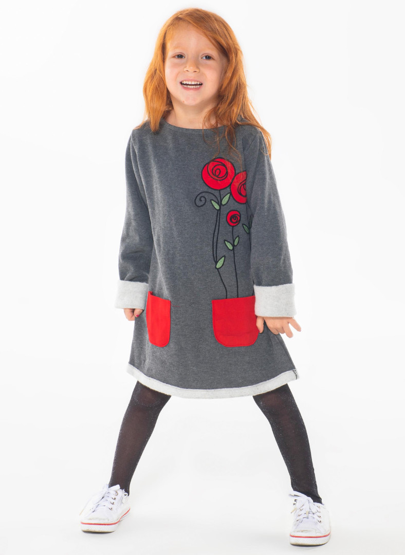 

Платье Lupia Kids р. 3-4 лет Тёмно-Серый, 982 (доставка из-за рубежа), 982