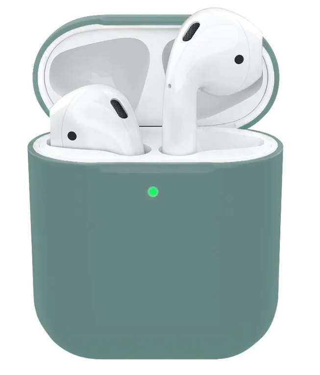 

Чехол силиконовый для Airpods 1/Airpods 2 case, хвоя