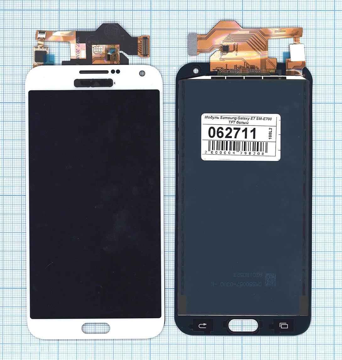 

Дисплей с тачскрином для Samsung Galaxy E7 SM-E700 TFT белый, для Samsung Galaxy E7 SM-E700 TFT