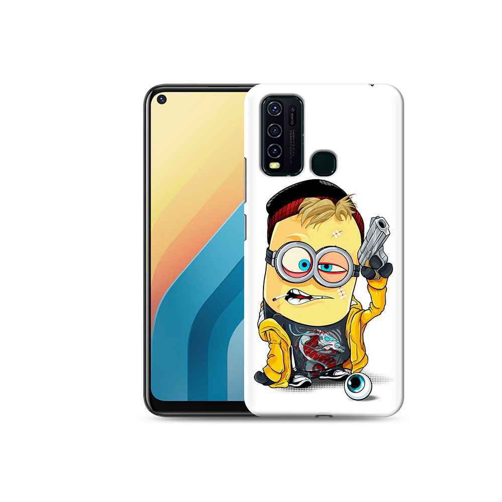 

Чехол MyPads Tocco для Vivo Y30 миньон бандит (PT149334.437.475), Прозрачный, Tocco