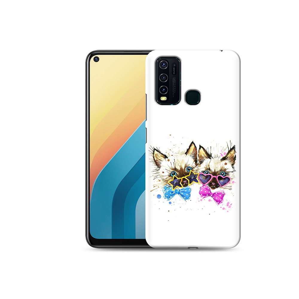 

Чехол MyPads Tocco для Vivo Y30 милые котята (PT149334.437.474), Прозрачный, Tocco