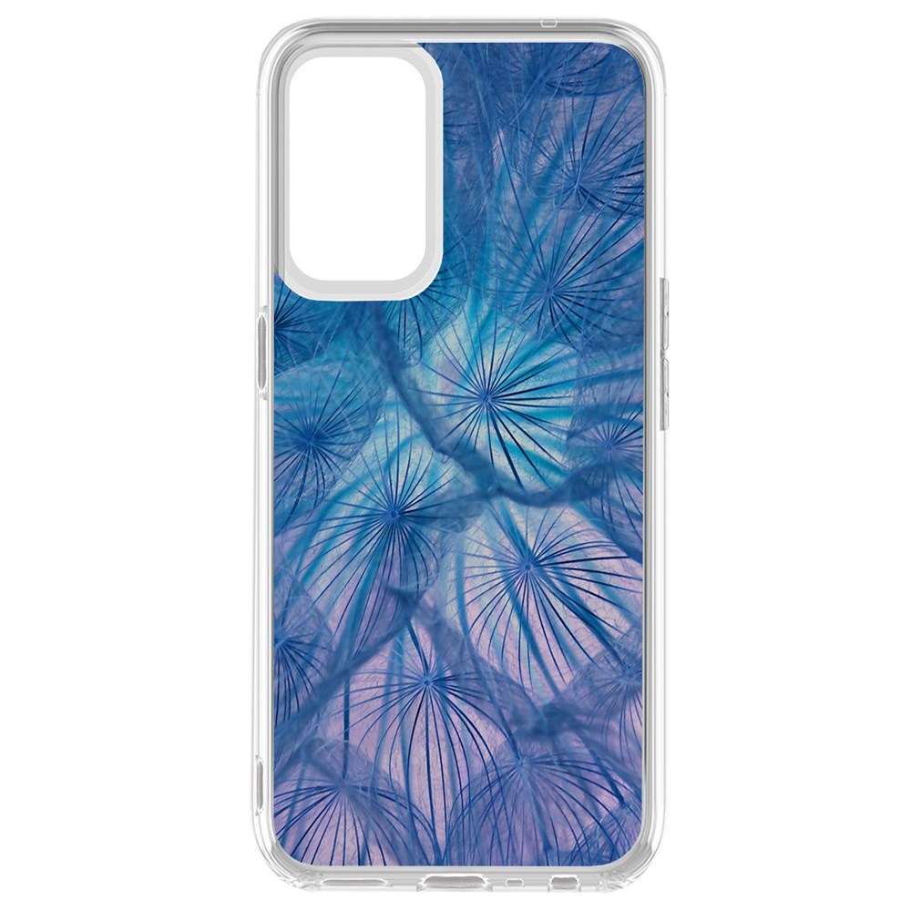 

Чехол-накладка Krutoff Clear Case Синий одуванчик для Oppo Reno5, Прозрачный