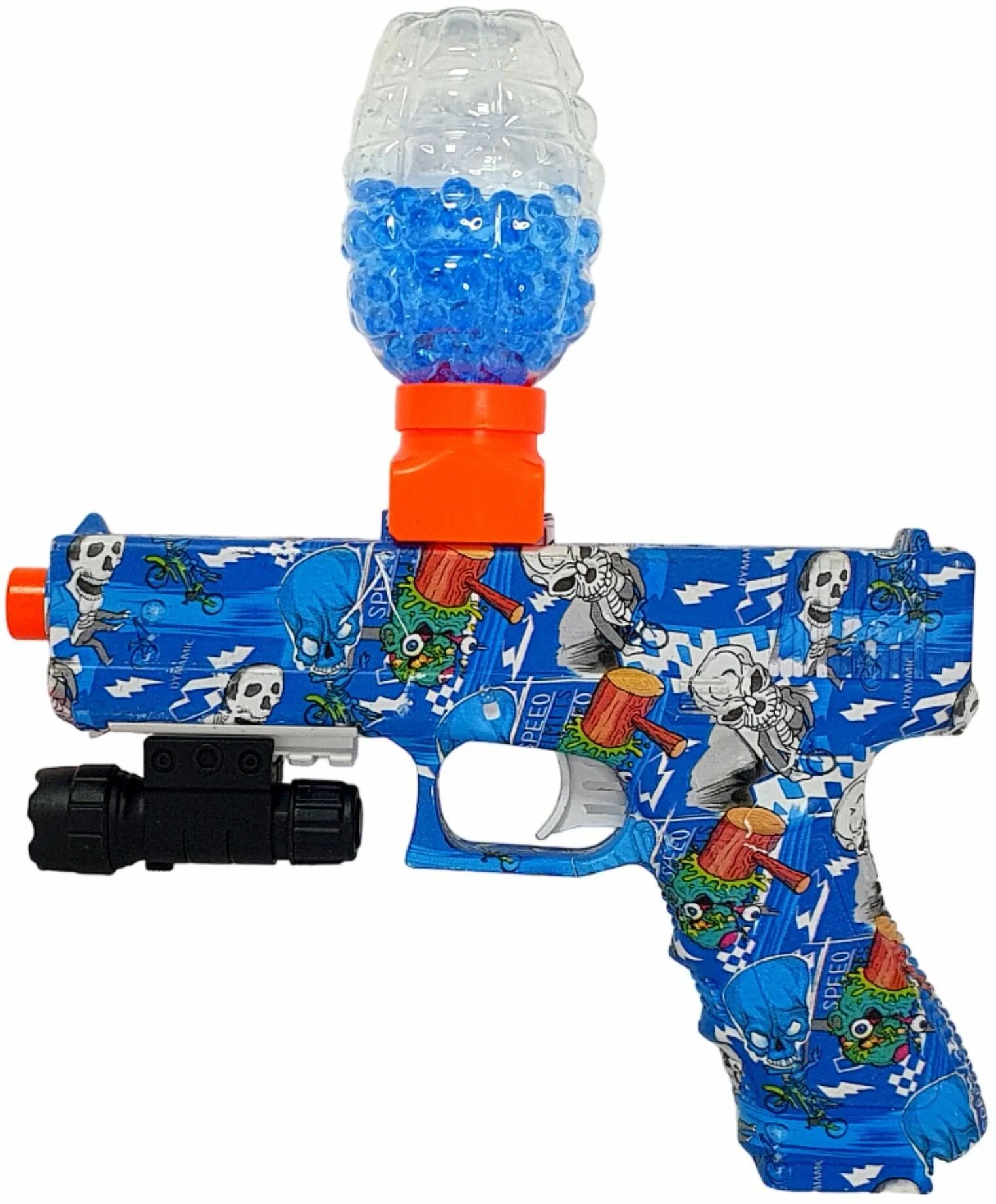 Детский Орбизовый Пистолет игрушечный RASULEV WATER BOMB RWB 114 25 см синий