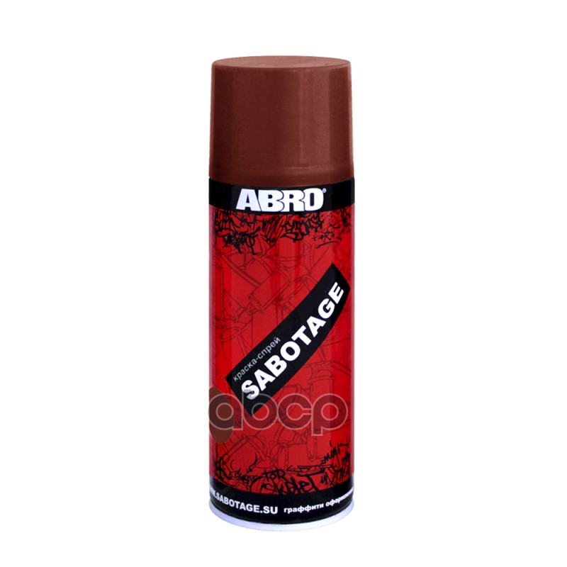 

Краска Аэрозольная Abro Sabotage 006 Оранжево-Красная 400 Мл ABRO арт. SPG-006