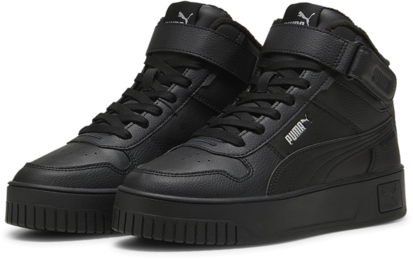 

Кеды женские PUMA Carina Street Mid Wtr черные 3 UK, Черный, Carina Street Mid Wtr