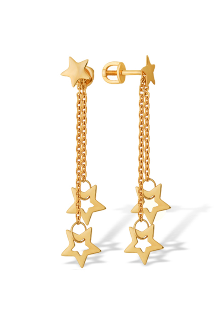 

Серьги из желтого золота Kari Jewelry С1006939, С1006939