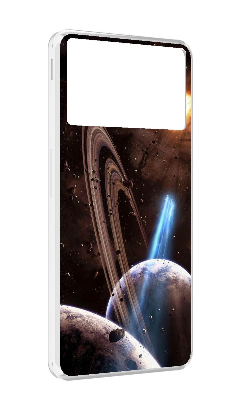 

Чехол MyPads сатурн в космосе для ZTE Nubia Z40S Pro, Прозрачный, Tocco