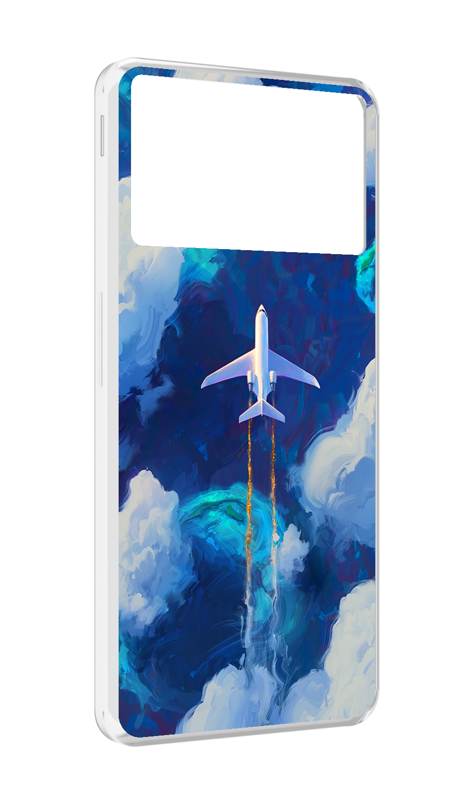

Чехол MyPads самолет-в-небе-рисунок для ZTE Nubia Z40S Pro, Прозрачный, Tocco