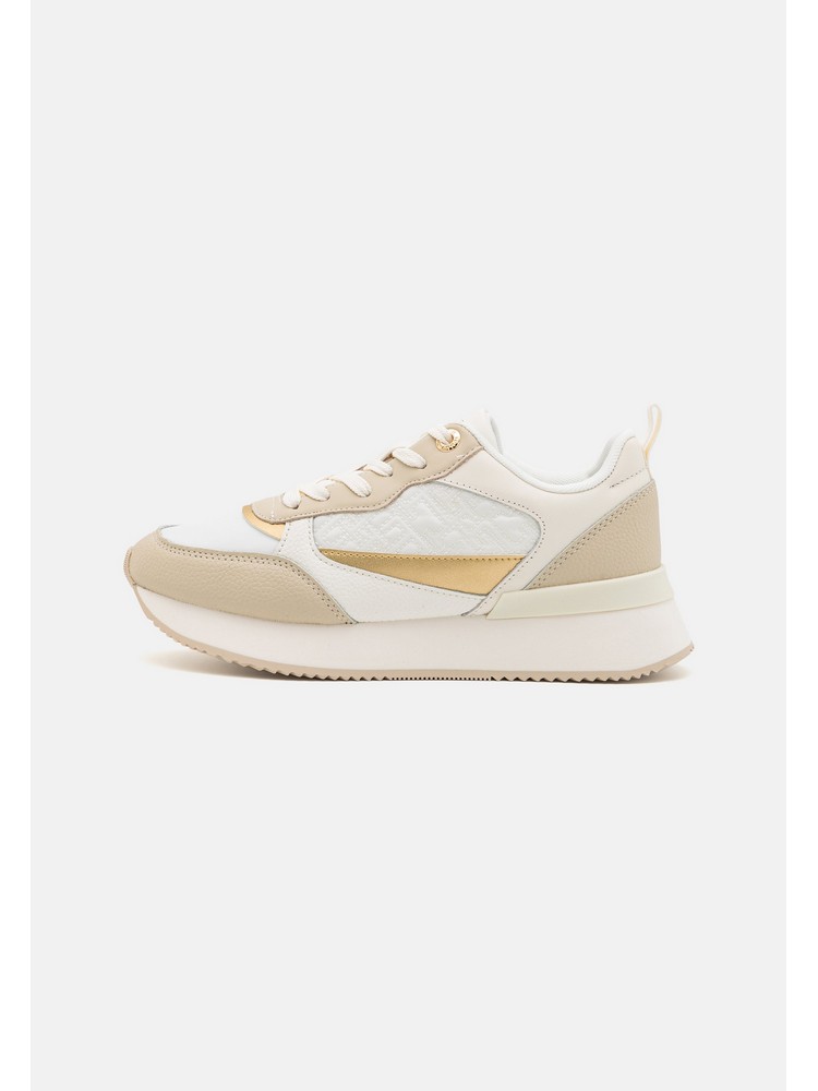 

Кроссовки женские TOMMY HILFIGER TO111A146 бежевые 36 EU, Бежевый, TO111A146