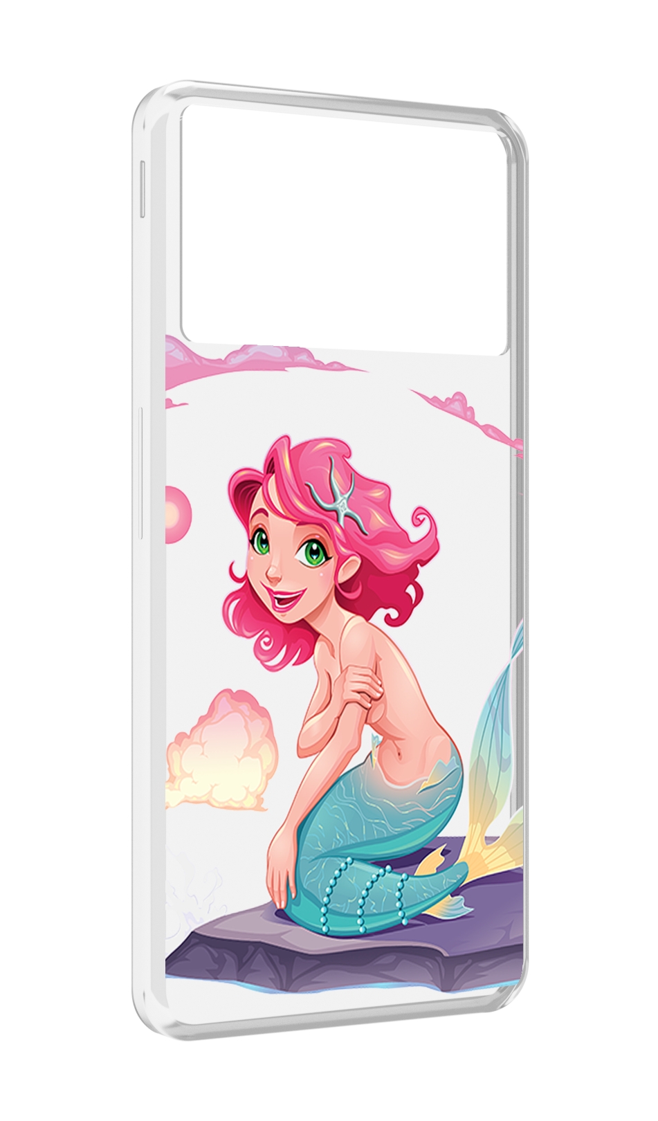 

Чехол MyPads русалочка для ZTE Nubia Z40S Pro, Прозрачный, Tocco