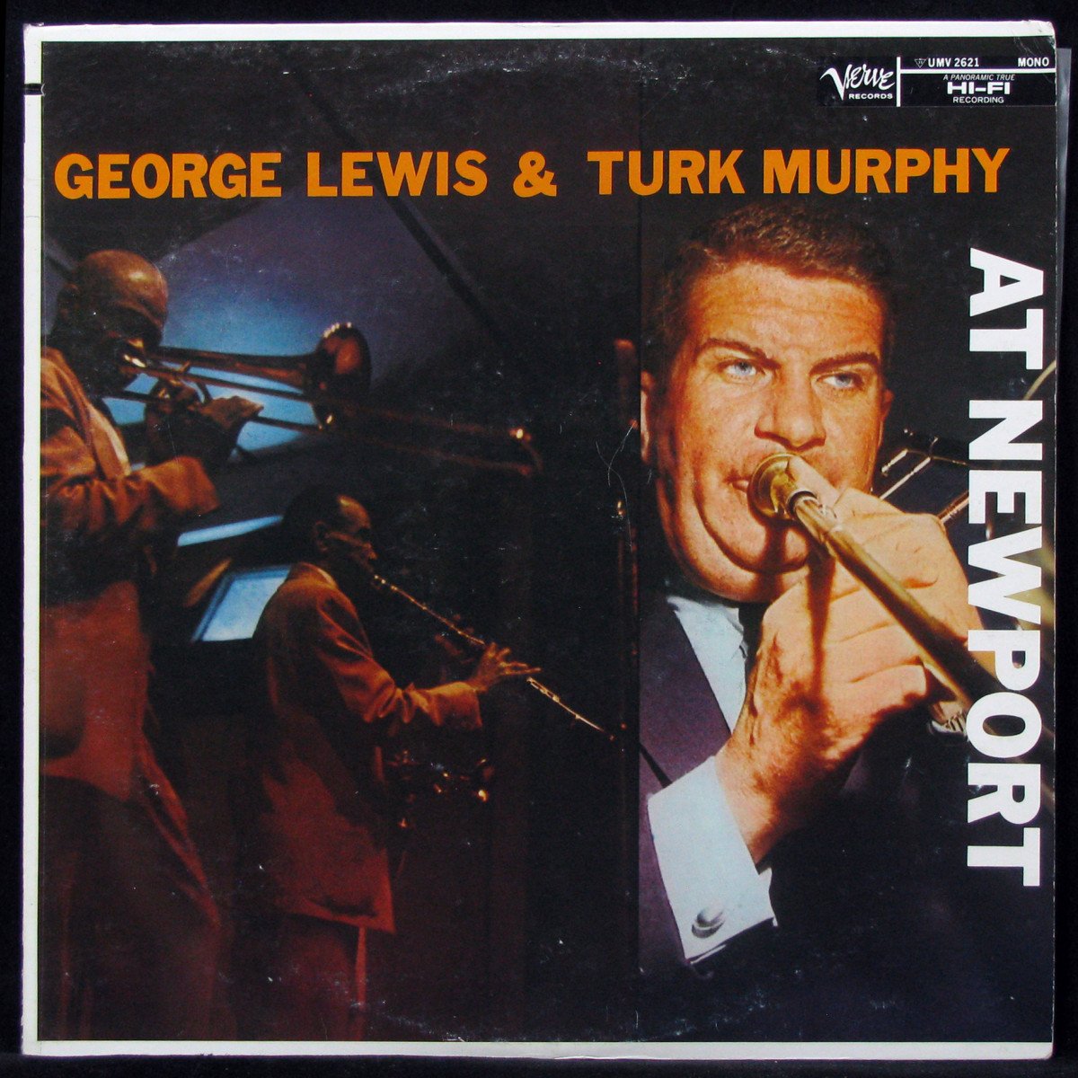 George Lewis / Turk Murphy - At Newport (mono) Verve (309937)