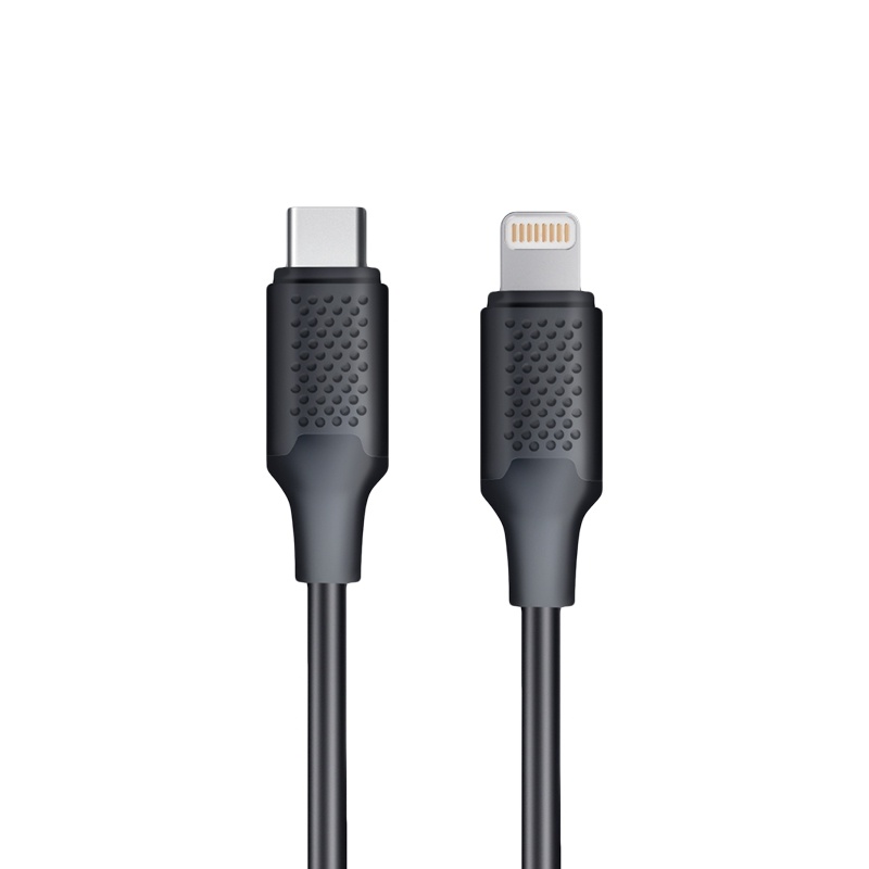 Кабель AVS TC-LI01 USB Type-C - Lightning, 1 м, черный