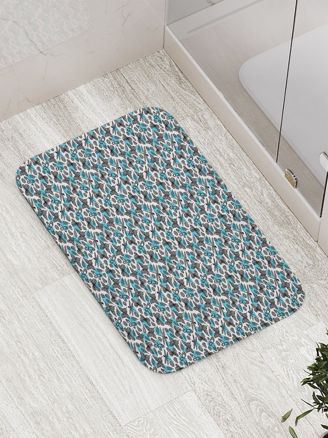 

Коврик противоскользящий для ванной, сауны, бассейна, 77х52 см bath_59027 JoyArty
