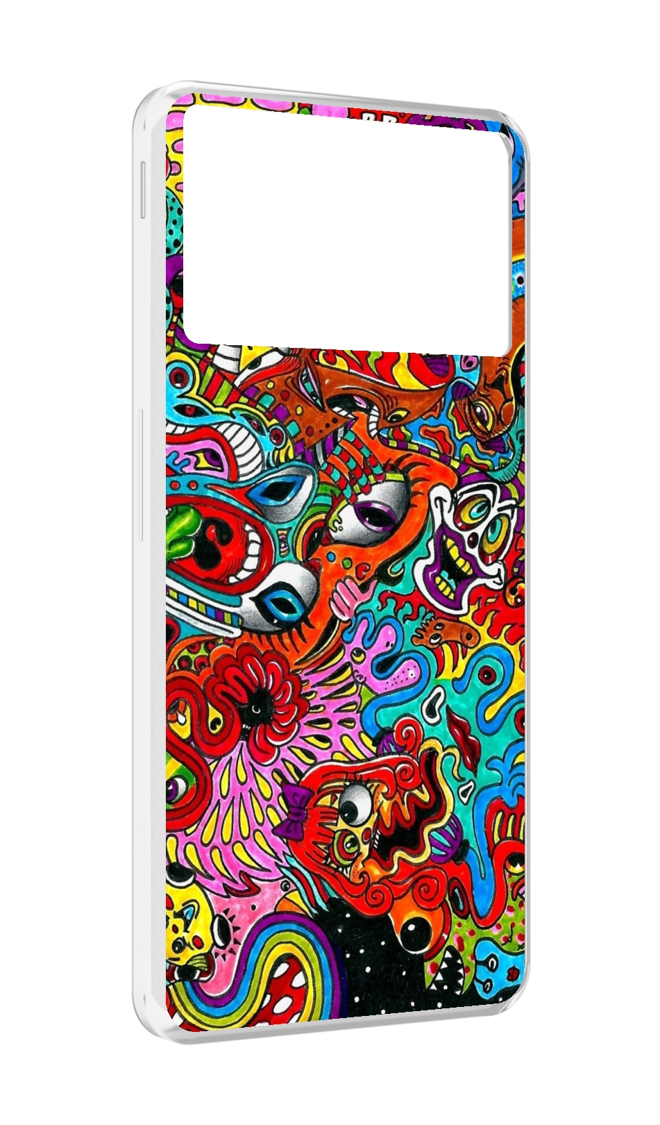 

Чехол MyPads разные абстракции яркие для ZTE Nubia Z40S Pro, Прозрачный, Tocco
