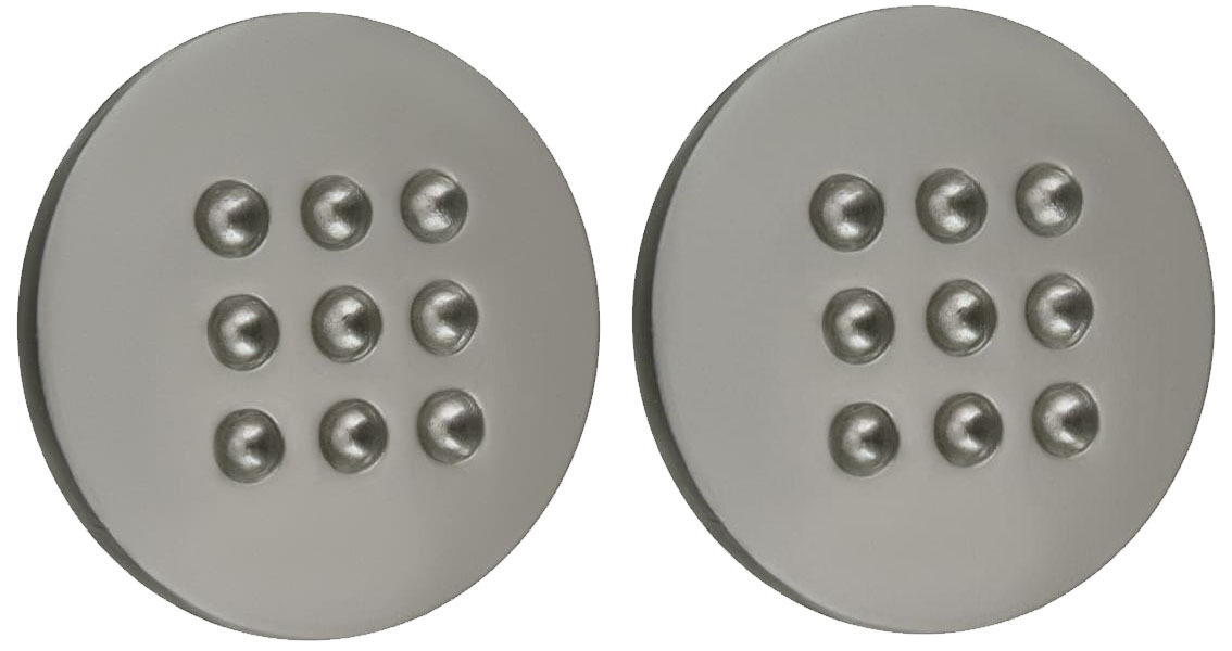 

Ручка-кнопка RC011SN металлическая, цвет матовый никель, 2 шт, прекрасно подойдет для клас, LER11584670x2