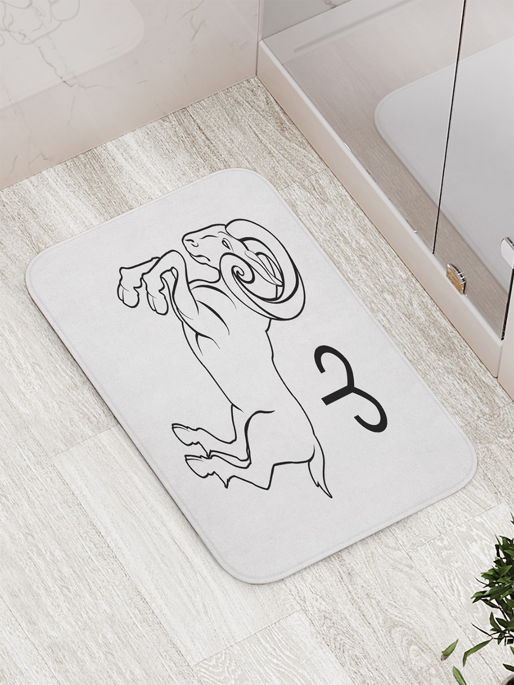 

Коврик противоскользящий для ванной, сауны, бассейна, 77х52 см bath_58993 JoyArty