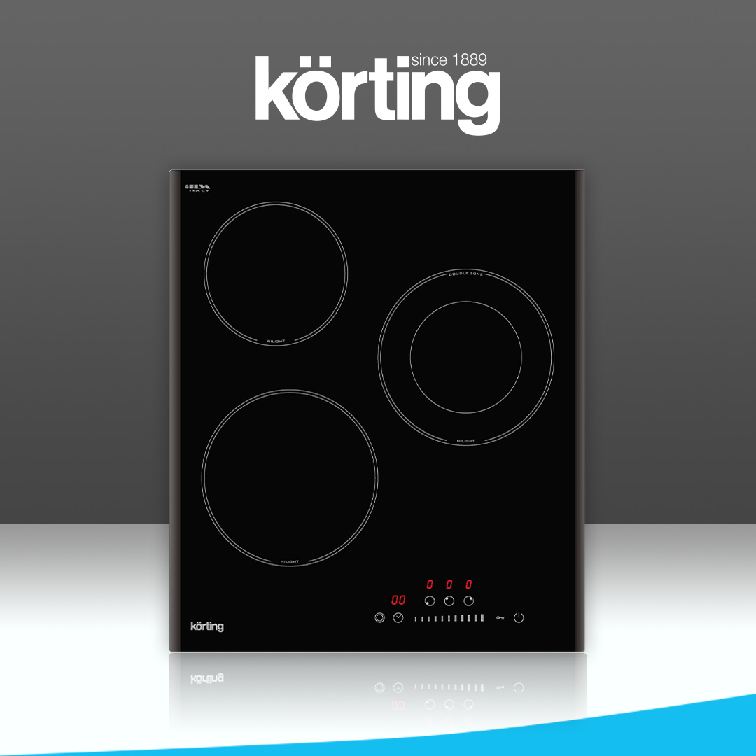 Встраиваемая варочная панель электрическая Korting HK 43051 B черный учимся определять время час и полчаса kumon