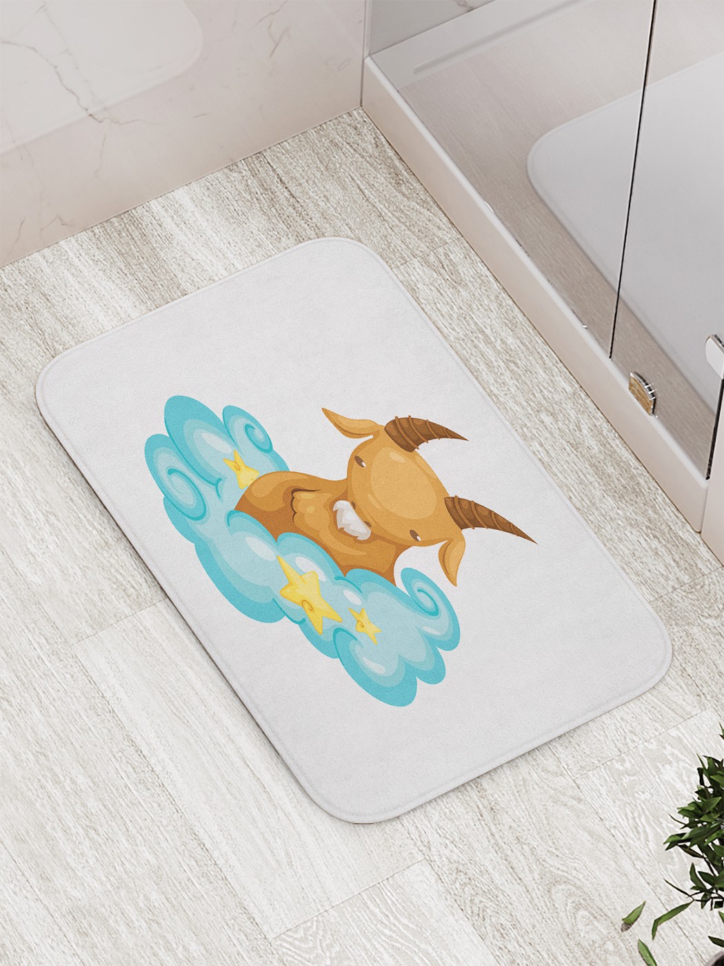 

Коврик противоскользящий для ванной, сауны, бассейна, 77х52 см bath_58935 JoyArty
