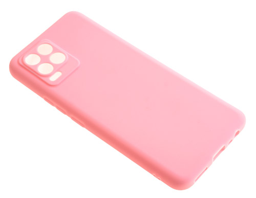 фото Силиконовый чехол tpu case матовый для realme 8 розовый pc