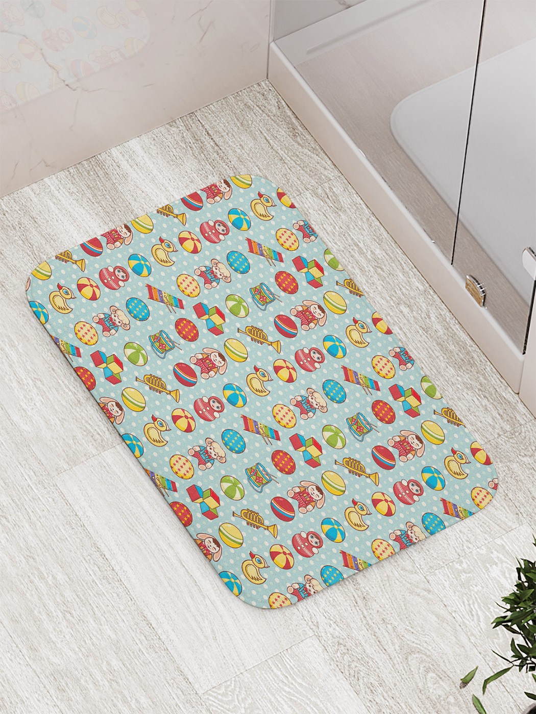 

Коврик противоскользящий для ванной, сауны, бассейна, 77х52 см bath_58933 JoyArty