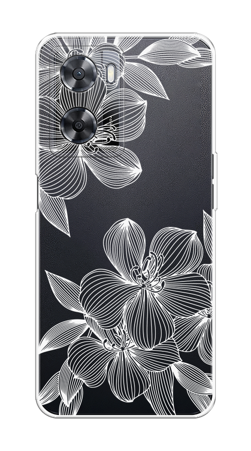 

Чехол на Oppo A57 4G/A77 4G/A77s 4G/A57s "Крокус", Белый;прозрачный, 2511550-1