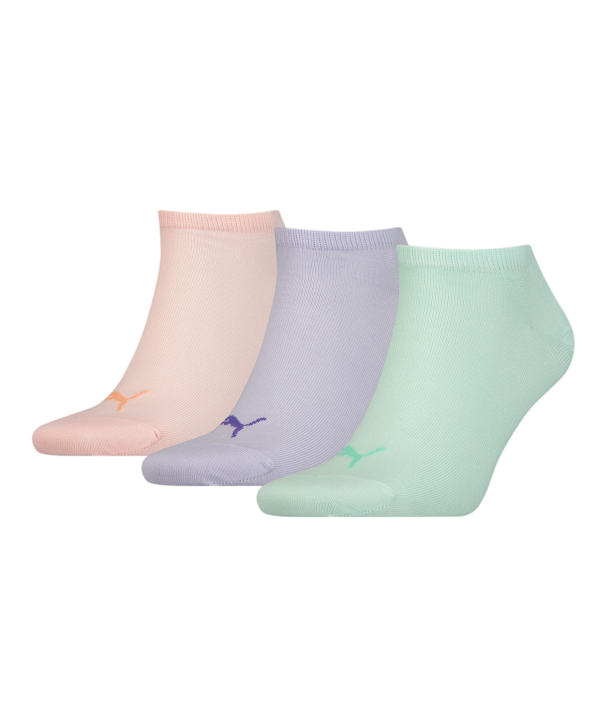 

Комплект носков унисекс PUMA Unisex Sneaker Plain 3P разноцветных 35-38, Unisex Sneaker Plain 3P