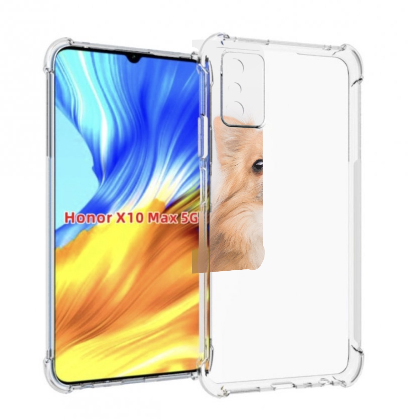 

Чехол MyPads чихуа хуа для Honor X10 Max, Прозрачный, Tocco