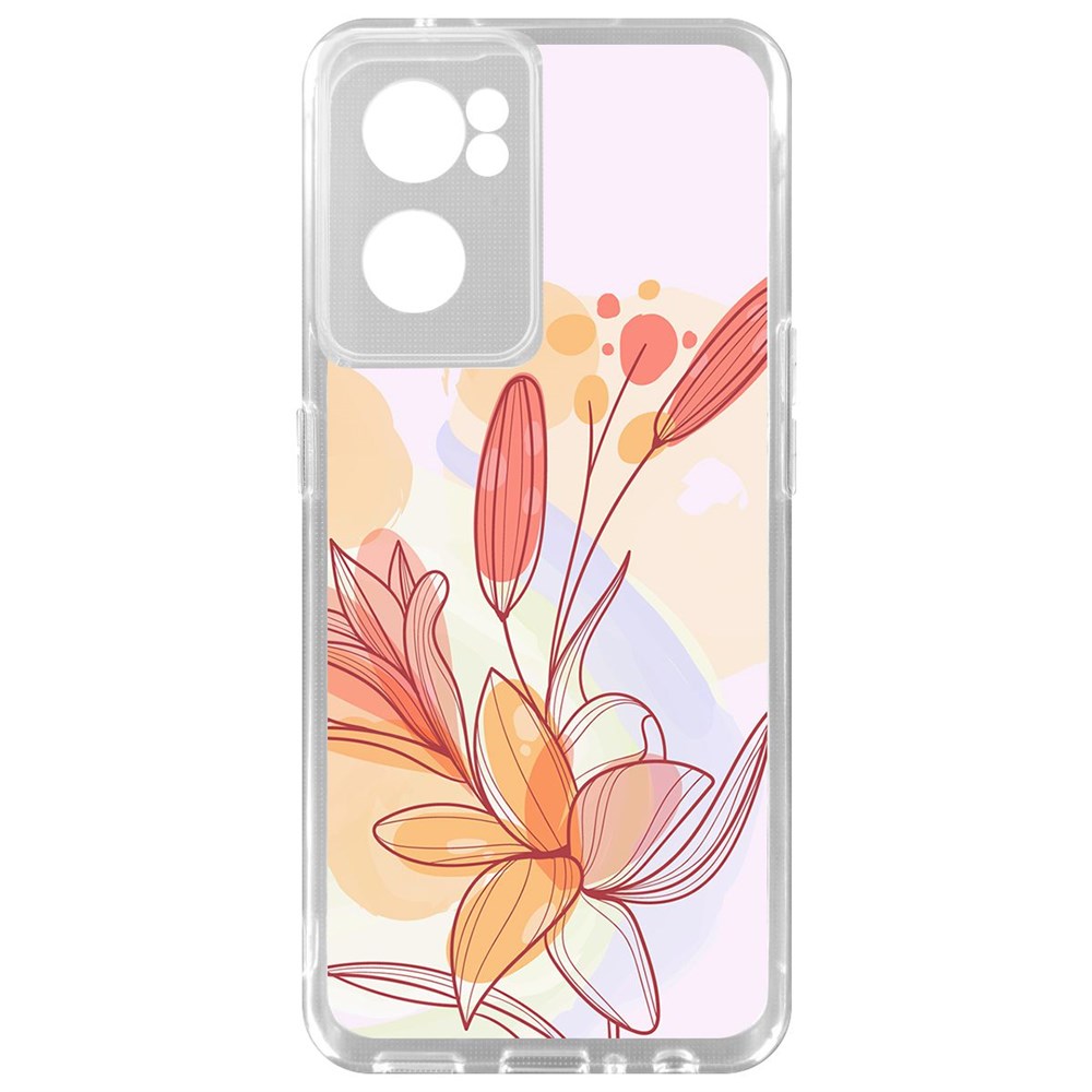 

Чехол-накладка Krutoff Clear Case Фантазия для OnePlus Nord CE 2 5G, Прозрачный