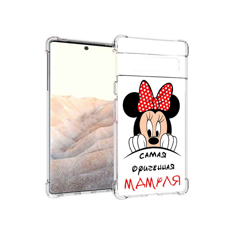

Чехол MyPads Tocco для Google Pixel 6 Pro Самая лучшая мамуля Мини Маус, Прозрачный, Tocco