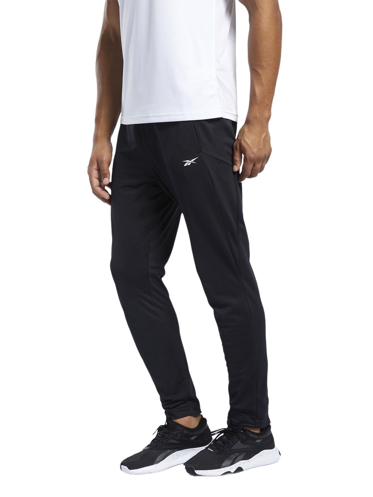 

Спортивные брюки мужские Reebok Workout Knit Trackster Pant черные L, Черный, Workout Knit Trackster Pant