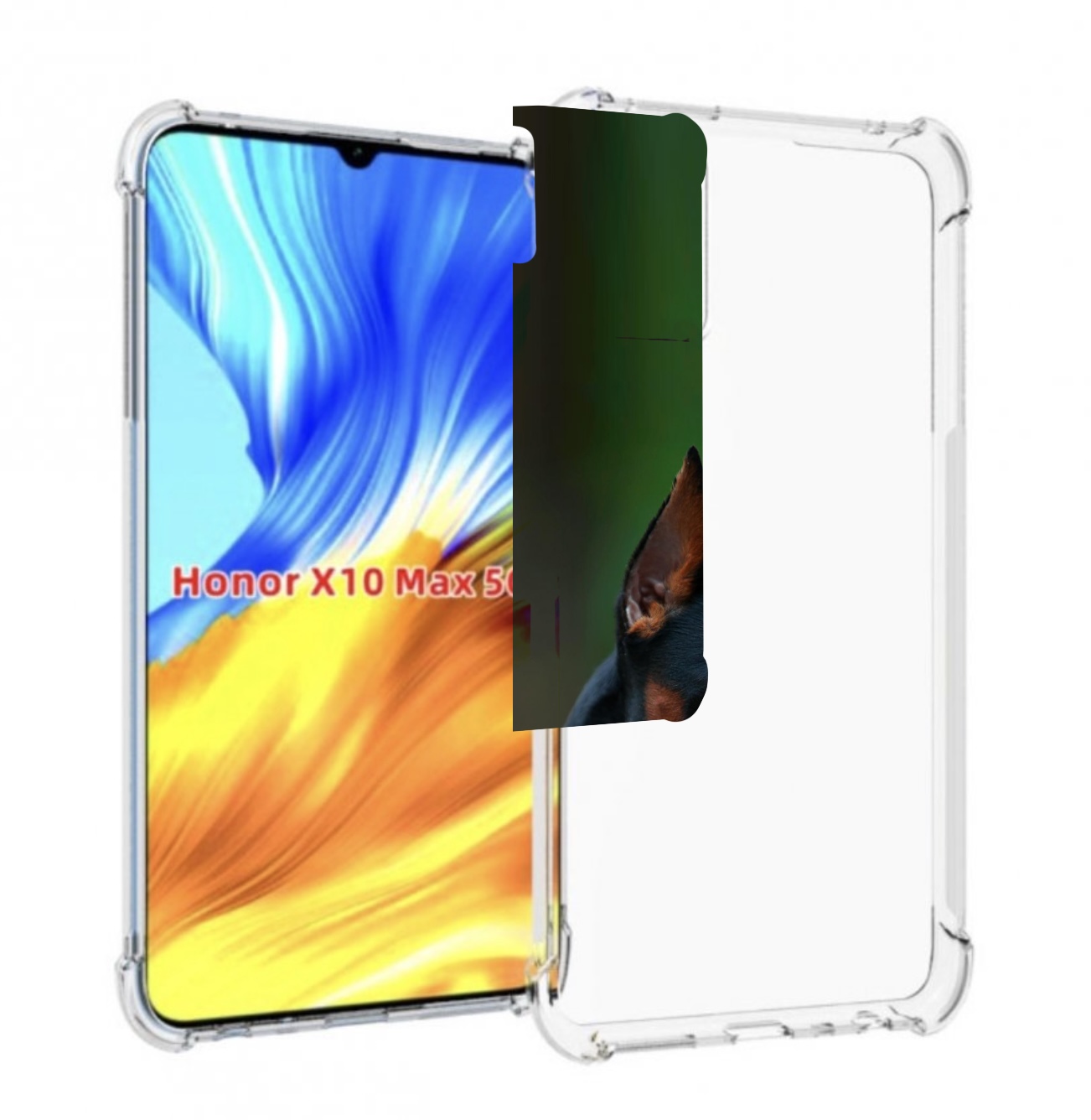

Чехол MyPads цвергпинчер черпинчер для Honor X10 Max, Прозрачный, Tocco