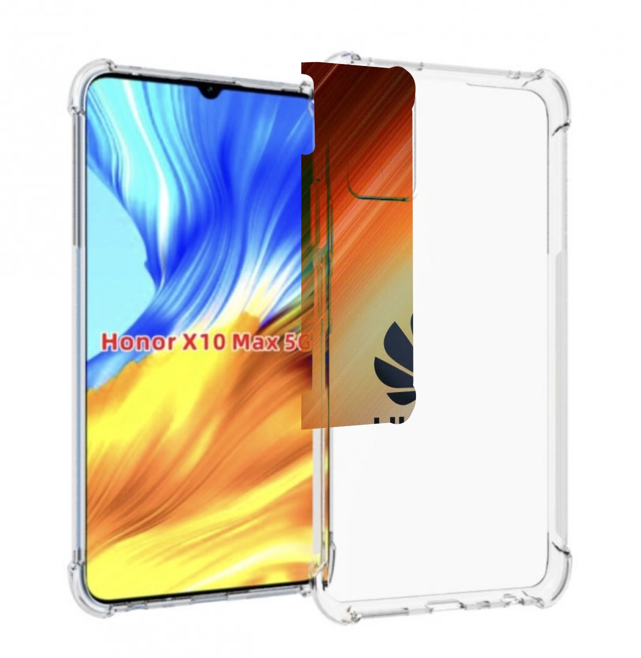 

Чехол MyPads хуавей на фоне сияния для Honor X10 Max, Прозрачный, Tocco