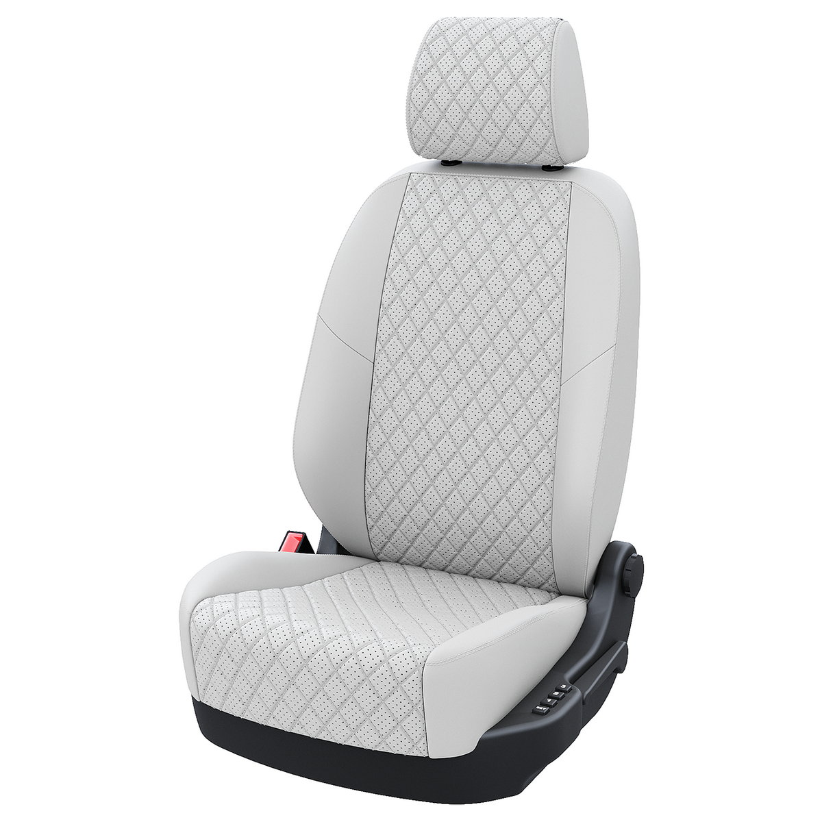 

Чехлы на сиденья Автодруг для Mitsubishi Outlander 3 A1228DS2087 Экокожа ромб Белый, A1228