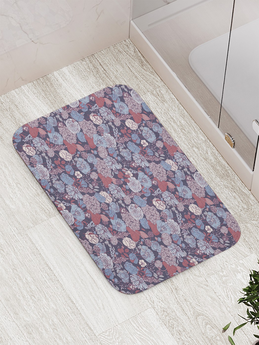 

Коврик противоскользящий для ванной, сауны, бассейна, 77х52 см bath_58895 JoyArty