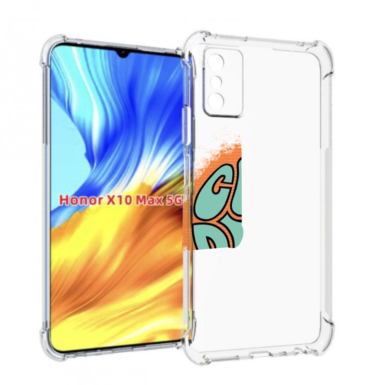 

Чехол MyPads хороший приятель для Honor X10 Max, Прозрачный, Tocco