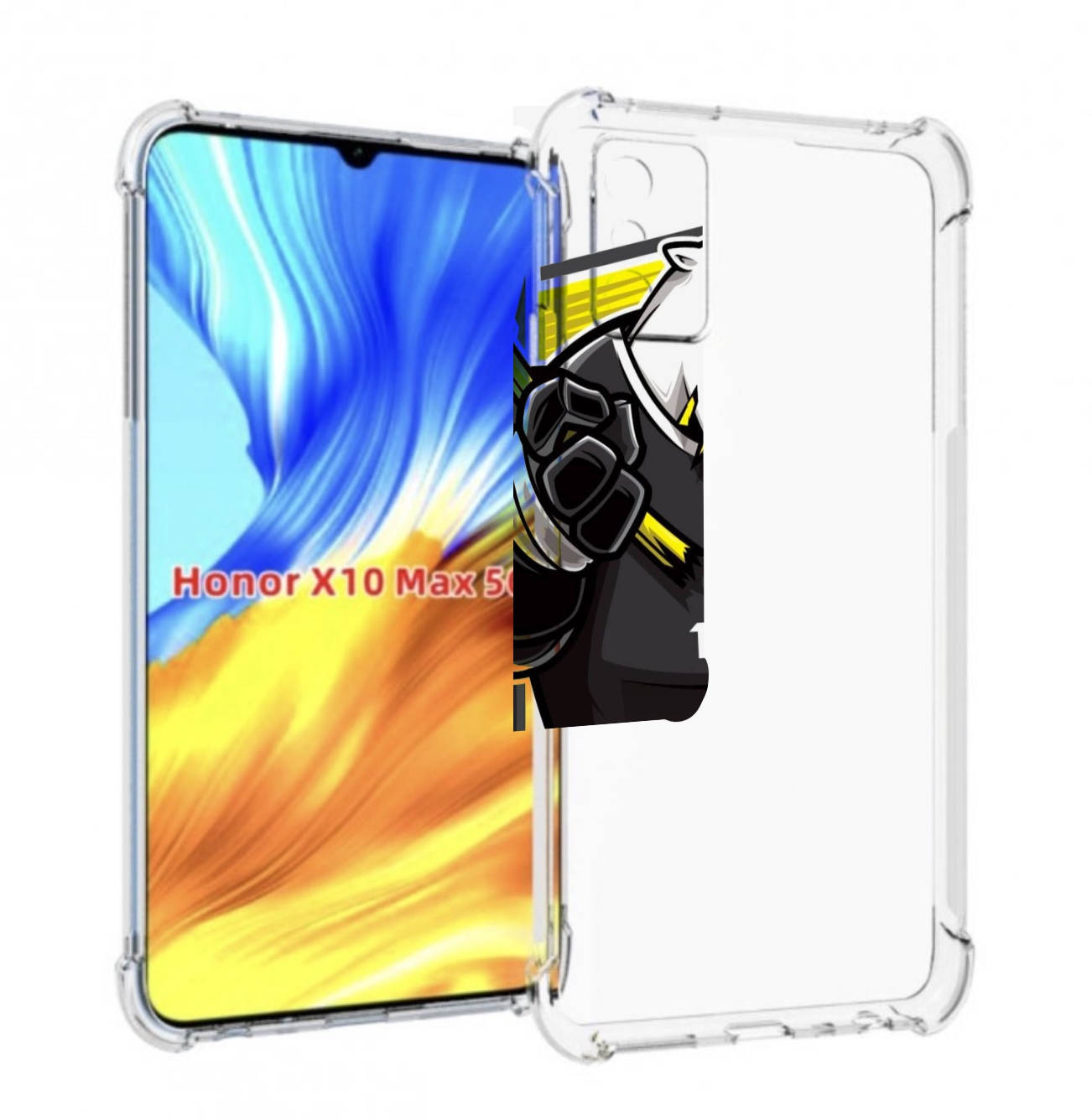 

Чехол MyPads хк трактор челябинск для Honor X10 Max, Прозрачный, Tocco