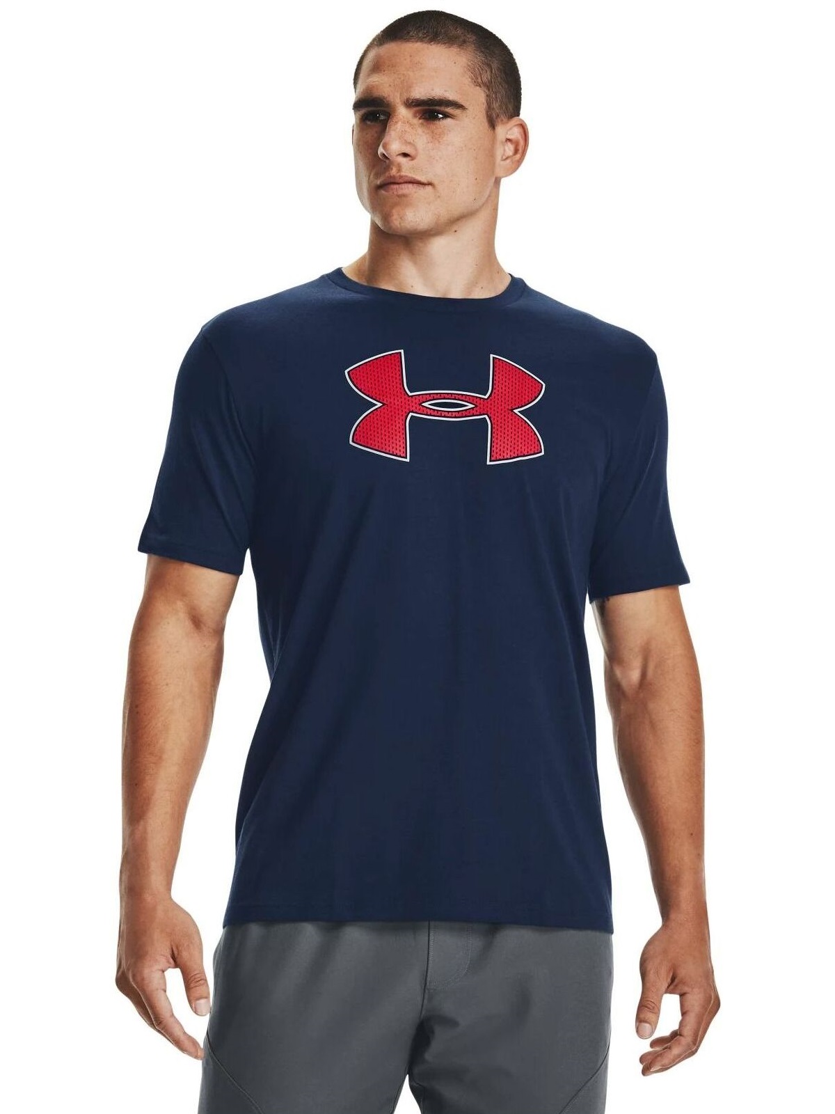 

Футболка мужская Under Armour Big Logo Ss синяя 3XL, Big Logo Ss