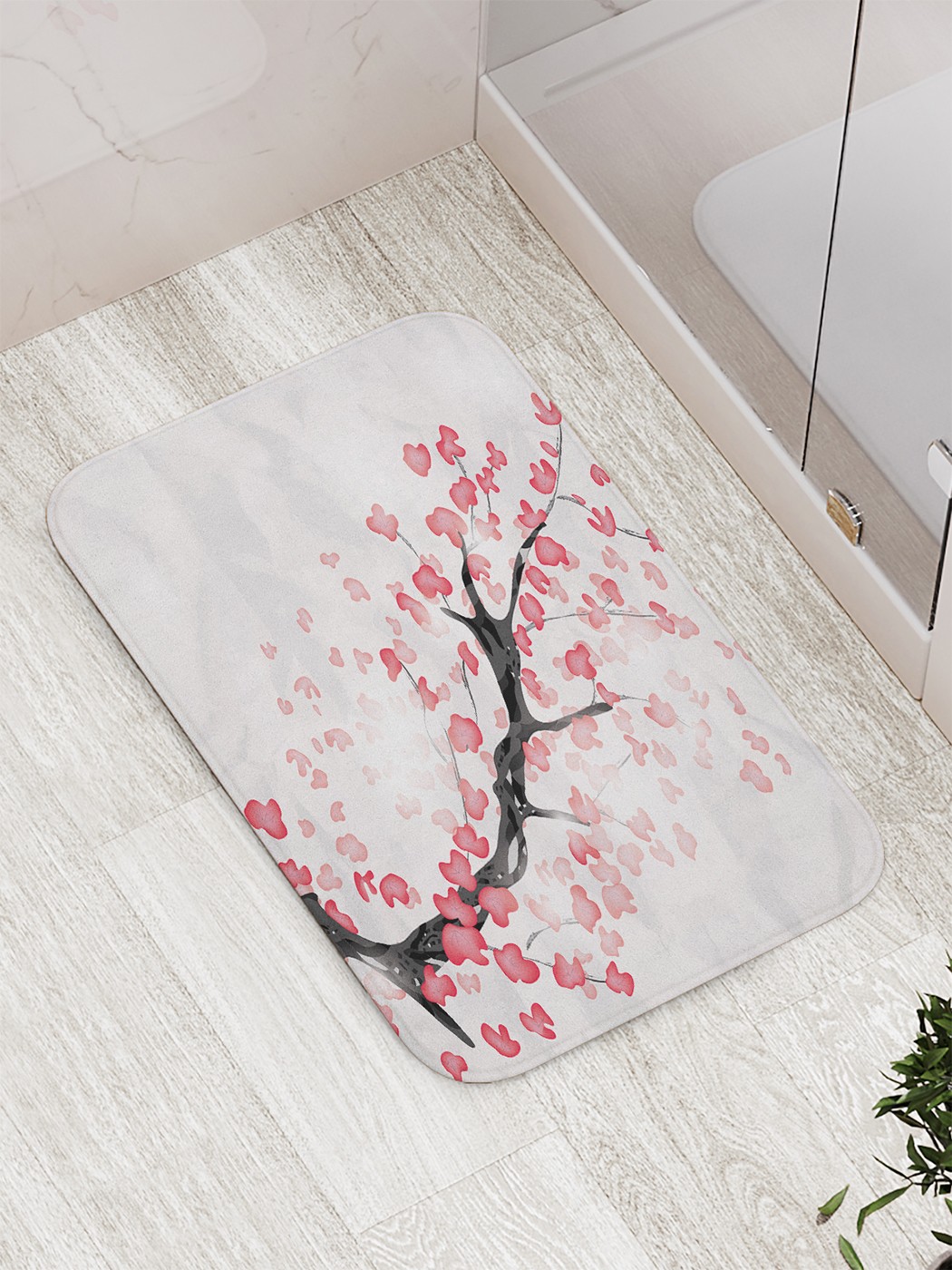

Коврик противоскользящий для ванной, сауны, бассейна, 77х52 см bath_58805 JoyArty