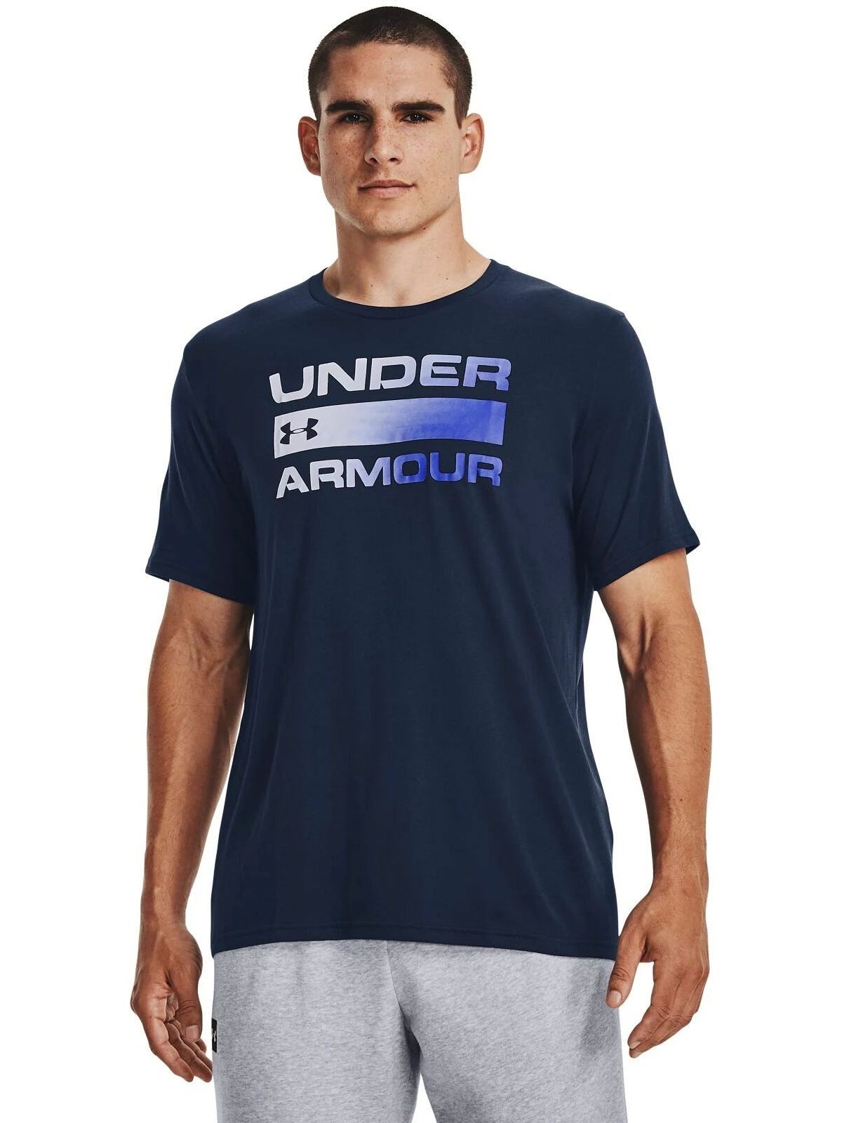 

Футболка мужская Under Armour Ua Team Issue Wordmark Ss Tee синяя MD, Синий, Ua Team Issue Wordmark Ss Tee