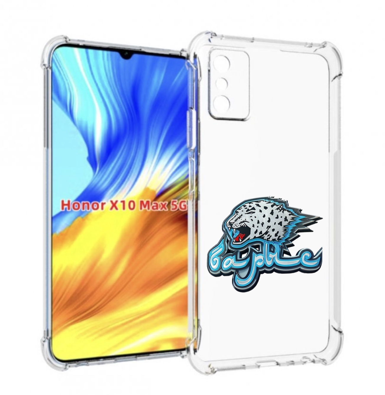 

Чехол MyPads хк барыс нур-султан копия для Honor X10 Max, Прозрачный, Tocco