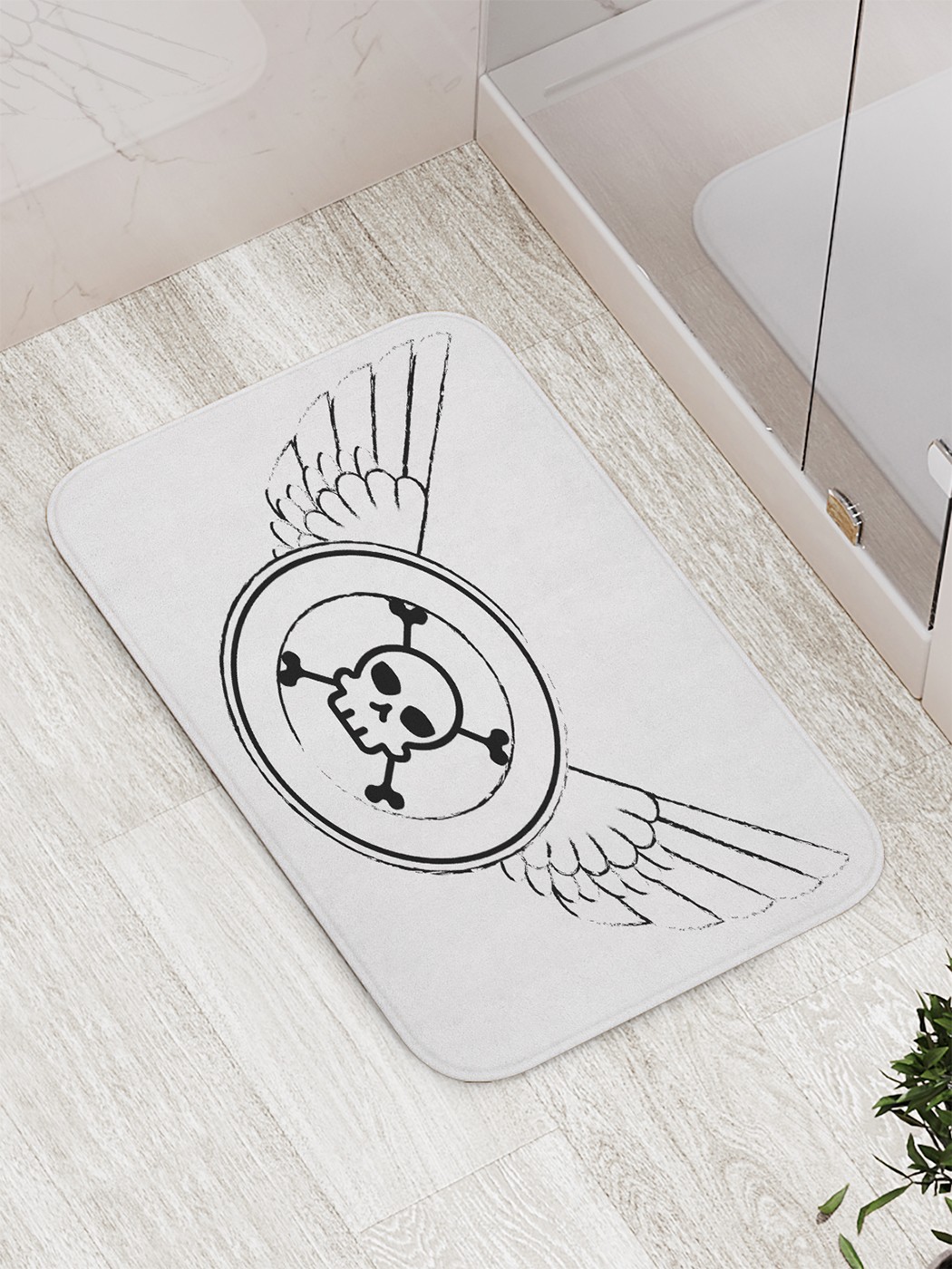 

Коврик противоскользящий для ванной, сауны, бассейна, 77х52 см bath_58787 JoyArty