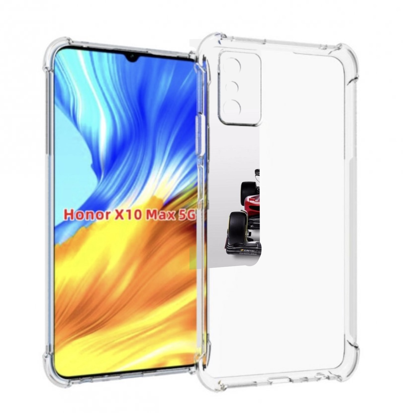 

Чехол MyPads формула 1 феррари для Honor X10 Max, Прозрачный, Tocco