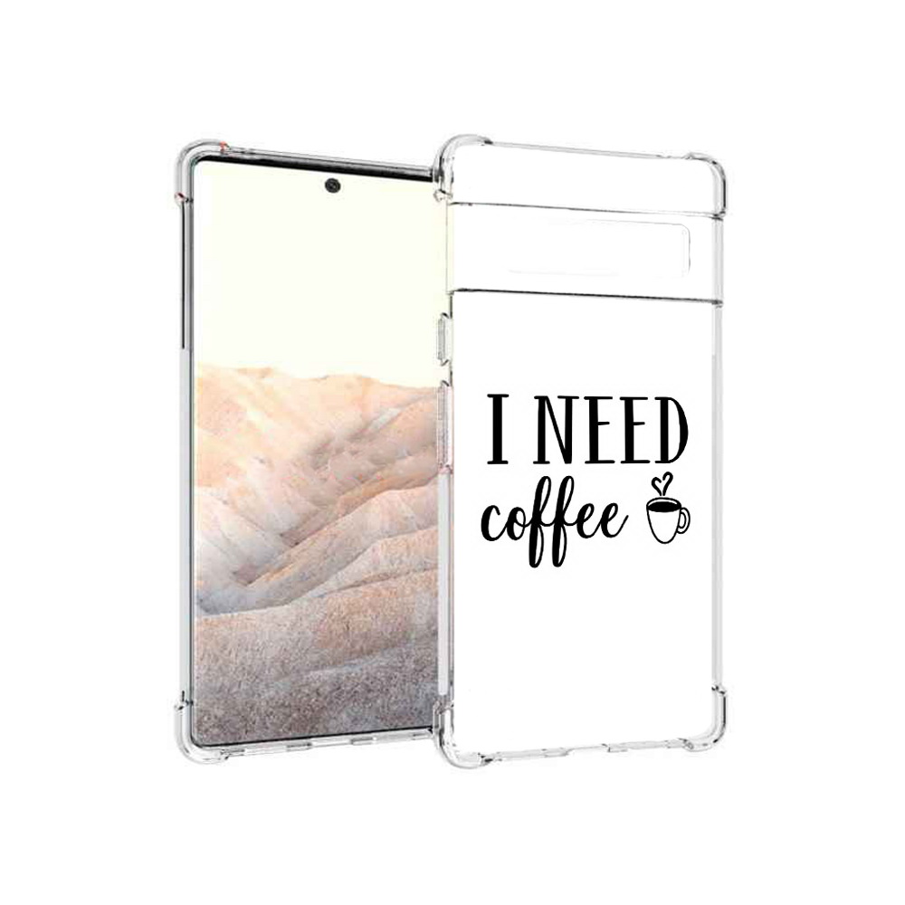 

Чехол MyPads Tocco для Google Pixel 6 Pro Мне нужен кофе, Прозрачный, Tocco