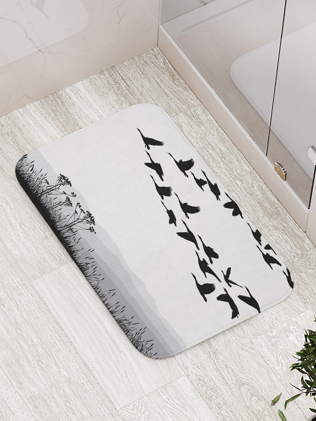 

Коврик противоскользящий для ванной, сауны, бассейна, 77х52 см bath_58609 JoyArty