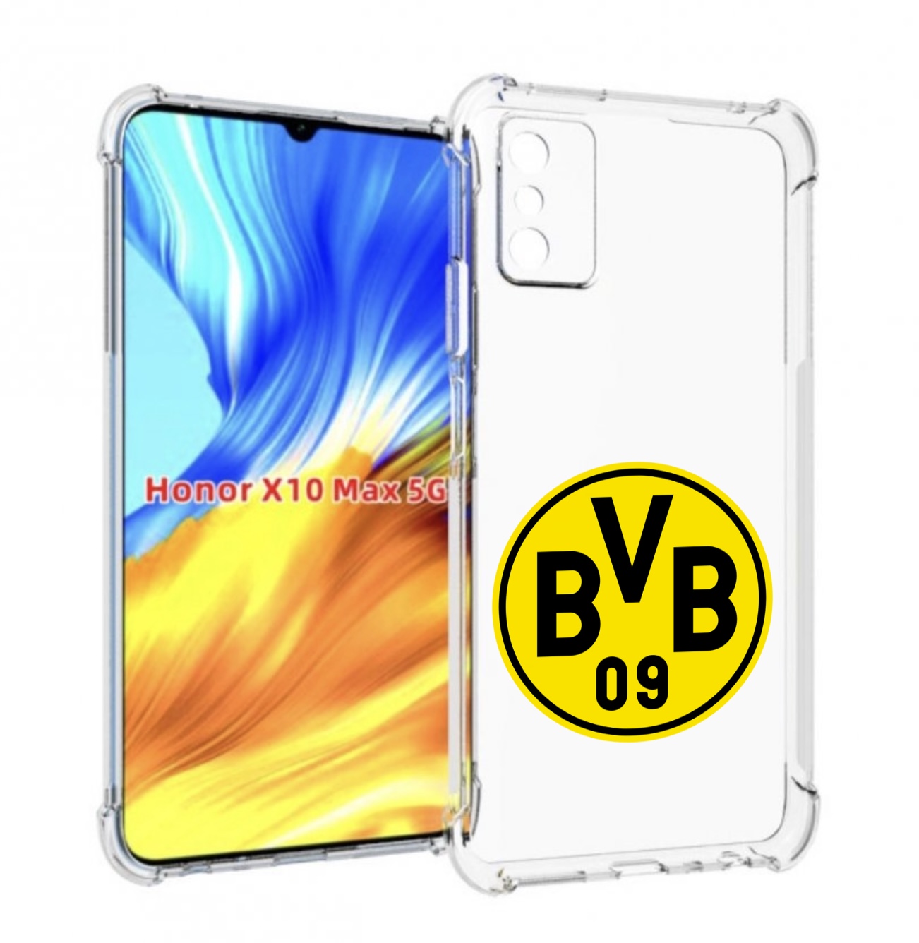 

Чехол MyPads фк-боруссия для Honor X10 Max, Прозрачный, Tocco