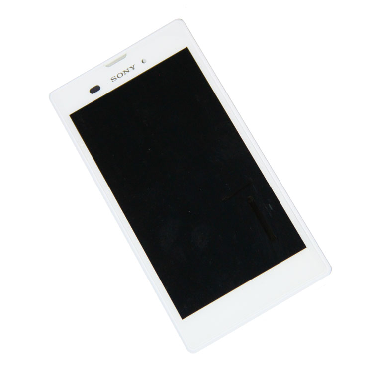 Дисплей для Sony D5102, D5103, D5106 (Xperia T3) модуль в сборе с тачскрином белый (OEM)