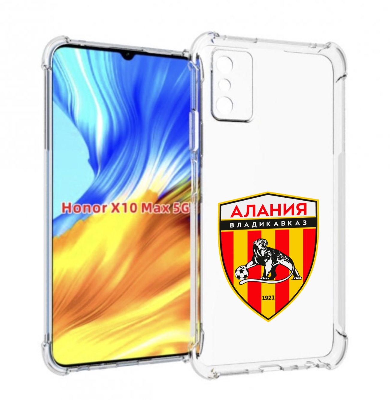 

Чехол MyPads фк-алания-2 для Honor X10 Max, Прозрачный, Tocco