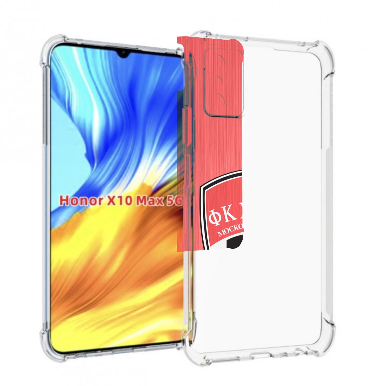 

Чехол MyPads фк химки московская обл для Honor X10 Max, Прозрачный, Tocco